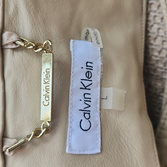 CALVIN KLEIN faux leather moto jacket - Picture 13 of 14